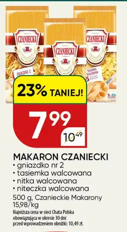 Chata Polska Makaron Czaniecki oferta