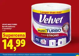 Lidl Ręcznik papierowy Velvet Maxi Turbo oferta