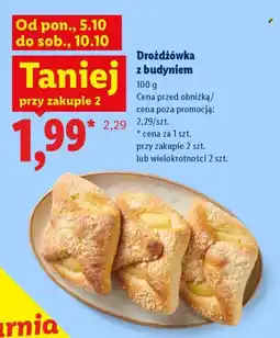 Lidl Drożdżówka z budyniem oferta