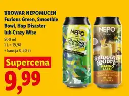 Lidl Browar Nepomucen Furious Green, Smoothie Bowl, Hop Disaster lub Crazy Wise oferta