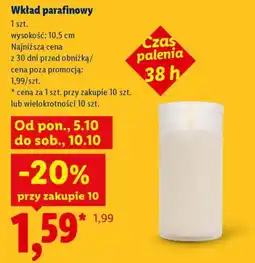 Lidl Wkład parafinowy oferta