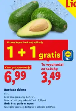 Lidl Awokado zielone oferta
