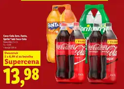 Lidl Coca-Cola Zero, Fanta, Sprite* lub Coca-Cola oferta