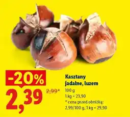Lidl Kasztany jadalne, luzem oferta