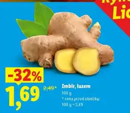 Lidl Imbir, luzem oferta