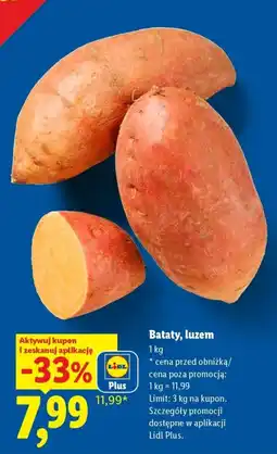 Lidl Bataty, luzem oferta