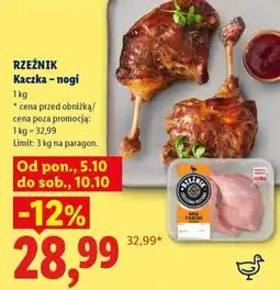 Lidl Rzeźnik Kaczka - nogi oferta