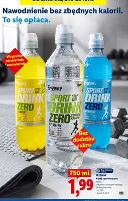 Lidl Freeway Napój sportowy zero oferta