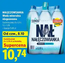 Lidl Woda mineralna niegazowana Nałęczowianka oferta
