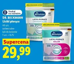 Lidl Dr. Beckmann Listki piorące oferta