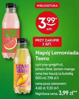 Żabka Napój Lemoniada Teenz oferta