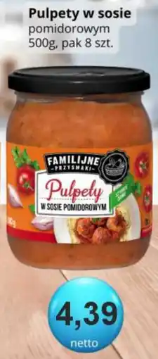 Specjał Pulpety w sosie pomidorowym oferta
