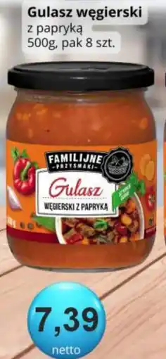 Specjał Familijne Przysmaki Gulasz Węgierski z Papryką oferta