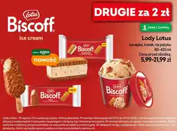 Żabka Lody Lotus Biscoff ice cream oferta