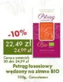 Organic Farma Zdrowia Pstrąg łososowy wędzony na zimno BIO oferta