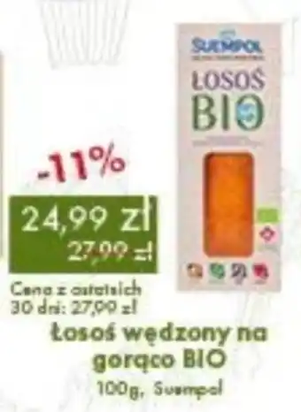 Łosoś wędzony na gorąco BIO