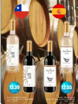 Specjał Wino Półwytrawne Chilijskie Białe/Czerwone oferta