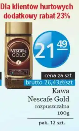 Specjał Kawa Nescafe Gold rozpuszczalna oferta