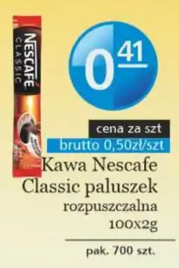 Specjał Kawa Nescafe Classic paluszek rozpuszczalna oferta