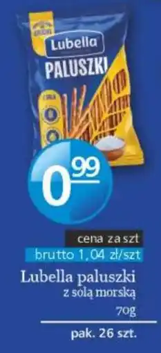 Specjał Lubella paluszki z solą morską oferta