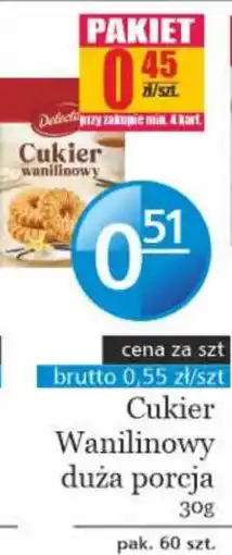 Specjał Cukier Wanilinowy duża porcja oferta
