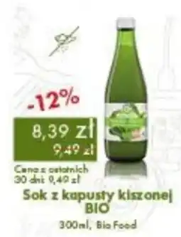 Organic Farma Zdrowia Sok z kapusty kiszzonej BIO oferta