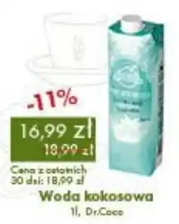 Organic Farma Zdrowia Woda kokosowa 1l, Dr.Coco oferta