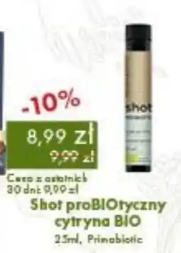 Organic Farma Zdrowia Shot proBIOTyczny cytryna BIO oferta
