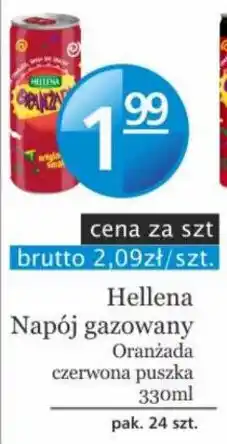 Specjał Hellena Napój gazowany Oranżada czerwona puszką oferta
