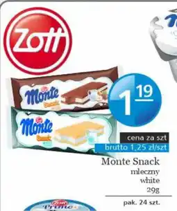 Specjał Monte Snack mleczny white oferta