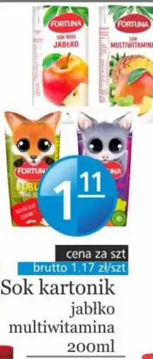 Specjał Sok kartonik jabłko multiwitamina oferta