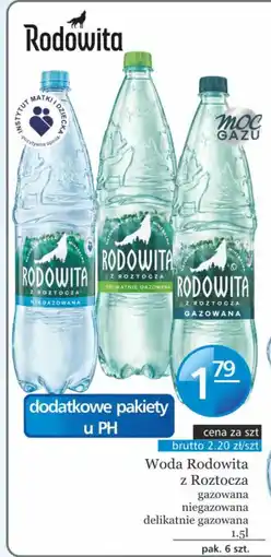 Specjał Woda Rodowita z Roztocza oferta
