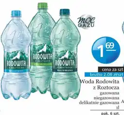 Specjał Woda Rodowita z Roztocza oferta