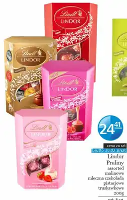 Specjał Lindt Lindor Praliny assorted malinowe mleczna czekolada pistacjowe truskawkowe oferta