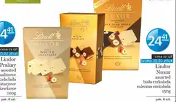 Specjał Lindt Nuxor assorted biała czekolada mleczna czekolada oferta