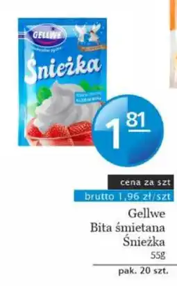 Specjał Gellwe Bita śmietana Śnieżka oferta