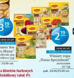 Specjał Winiary zupa „Nasza Specjalność” oferta