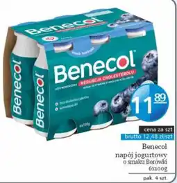 Specjał Benecol napój jogurtowy o smaku Borówki oferta