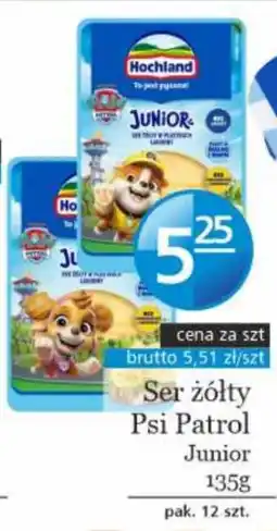 Specjał Ser żółty Psi Patrol Junior oferta