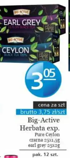 Specjał Big-Active Herbata exp. Pure Ceylon oferta