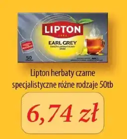 Specjał Lipton herbaty czarne oferta