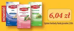 Specjał Lipton herbaty funkcjonalne oferta