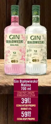 Specjał Gin Białowieski Malina oferta