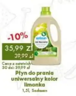 Organic Farma Zdrowia Płyn do prania uniwersalny kolor limonka Sodasan oferta