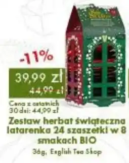 Organic Farma Zdrowia Zestaw herbat świąteczna latarenka 24 szaszetki w 8 smakach BIO oferta