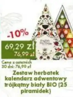 Organic Farma Zdrowia Zestaw herbatki kalendary adwentowy trójkątne białe BIO oferta