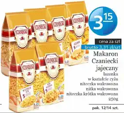 Specjał Makaron Czaniecki jajeczny oferta