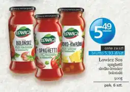 Specjał Lowicz Sos spaghetti słodko-kwaśny oferta