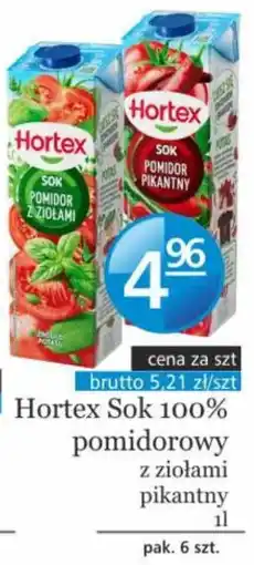 Specjał Hortex Sok 100% pomidorowy z ziołami pikantny oferta