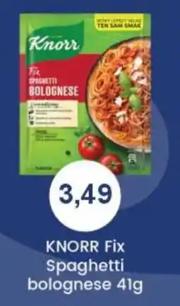 Specjał Knorr Fix Spaghetti bolognese oferta